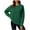 Green-03, variant on Perfectbot Womens Workout Sweatshirts Round Neck Long Sleeve Plain Tops Fall Winter Gym Sports Shirts