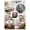 thumbnail image 3 of Pink Forest Cloth Napkins Set of 6 Reusable Dinner Napkins, Vintage Foggy Woods Tree Cocktail Napkin Washable Table Napkins for Wedding/Holiday Party/Baby Shower 20"x20", 3 of 7