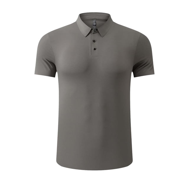 Golf Shirts for Mens Short Sleeve Lightweight Moisture Wicking 3 Buttons Performance Collared Shirt Men