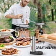 thumbnail image 4 of KORALAKIRI Electric Salt and Pepper Shakers Grinder Set with Rechargeable Base, Refillable Automatic Pepper Mill with LED Light & Adjustable Coarseness for Kitchen, Outdoor, BBQ & Gift Giving, 4 of 9