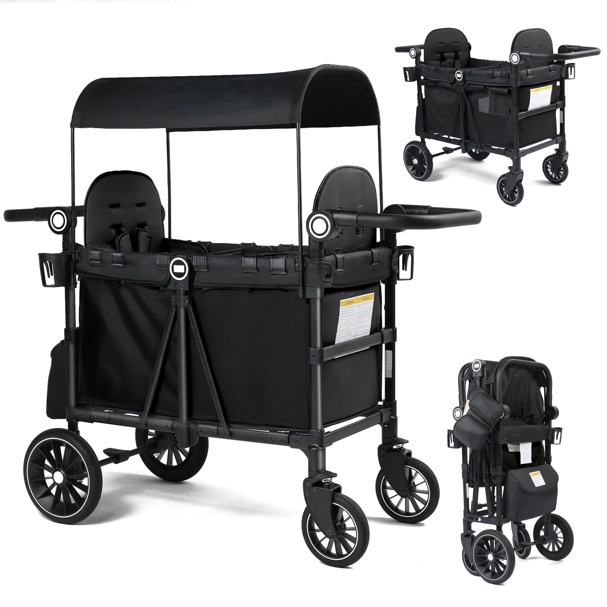 Graco DuoGlider Click Connect Double Stroller, Grey - Walmart.com