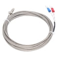 thumbnail image 1 of Temperature Sensor, K Type Thermocouple 2 Wire Professional Universal Inch M6 Screw Thread  For Industrial Use 4meter, 1 of 8