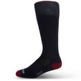 thumbnail image 2 of USA Made - Over the Calf Socks - All Season Lightweight - Merino Wool Hunting Socks - Mountain Heritage - Black - Small, 2 of 11