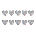 thumbnail image 2 of opvise 10Pcs Nail Decorations Exquisite Shape Stunning Visual Effect Eco-friendly Vivid Color Decorative Alloy 3D Love Heart Nail Art Decors DIY Manicures for Nail Salon, 2 of 8