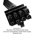 thumbnail image 2 of Cable de Alimentacion PCIe Zahara NB4088-W1 para EVGA SuperNOVA 18AWG 63cm, 2 of 5