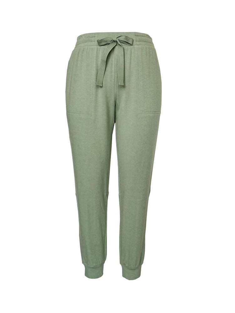 Green Tea Womens Size XX-Large Soft & Yummy Jogger Pants, Moss ...