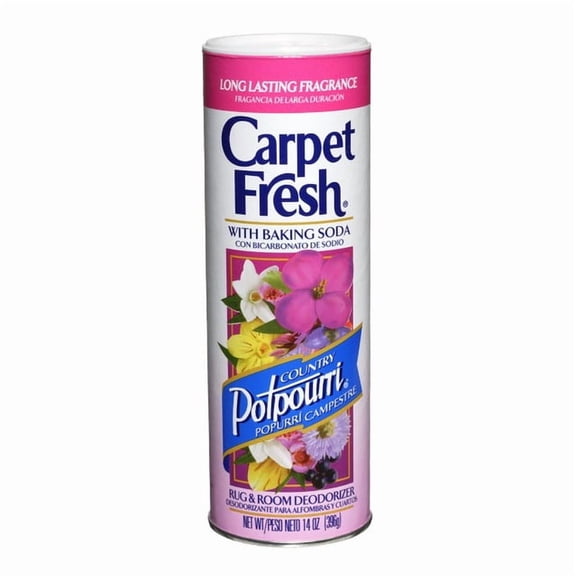 Carpet Fresh 276147 Rug and Room Deodorizer with Baking Soda, 14 oz. Country Potpourri Fragrance