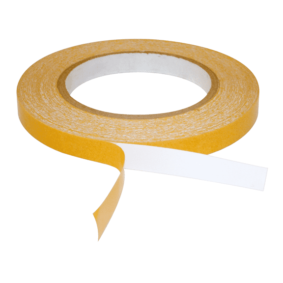 JVCC DC-4414W Double-Sided PVC Film Tape: 4 in x 36 yds. (White)