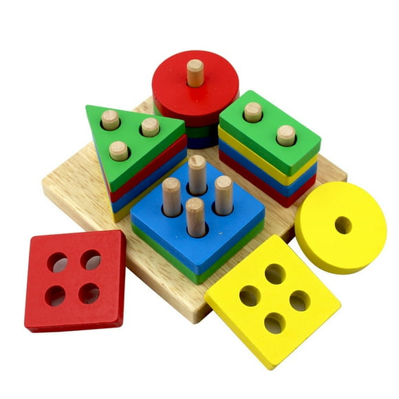 Children‘s Shape Matching Building Blocks Toys 1-3 Baby Early Education Educational Enlightenment Color Cognitive Toys Factory Outlet