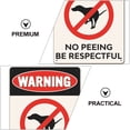 thumbnail image 3 of 2pcs Iron Pet Dog No Toilet Warning Sign Vintage No Peeing Warning Sign, 3 of 7