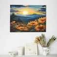 thumbnail image 6 of Naloa Elegant Sunset Sunflower Print Canvas Picture,Wall Pictures, Modern Decorative Poster,Art Prints for Bedroom, Toilet, 40 x 30 cm, Built-in Wooden Frame, 6 of 6