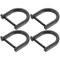 ibasenice 4Pcs D Ring Clasp for Purse Zinc Alloy Grey Adjustable Backpack Strap for Daily Use
