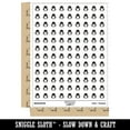 thumbnail image 2 of Precious Kawaii Chibi Baby Penguin Sitting 200+ Round Stickers - White - Matte Finish - 0.50" Size, 2 of 3
