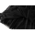 thumbnail image 5 of JMSUN Women’s Tulle Skirts Tulle Skirts for Women High Waist Layered Floral Print Brown Skirt Mesh A-Line Midi Skirt, 5 of 6