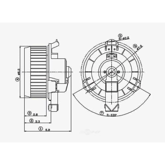 HVAC Blower Motor