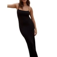 thumbnail image 2 of KelaJuan Womenacute;s Bodycon Long Dress, Sleeveless Backless Spaghetti Strap Solid Color/Floral Print Dress, 2 of 6