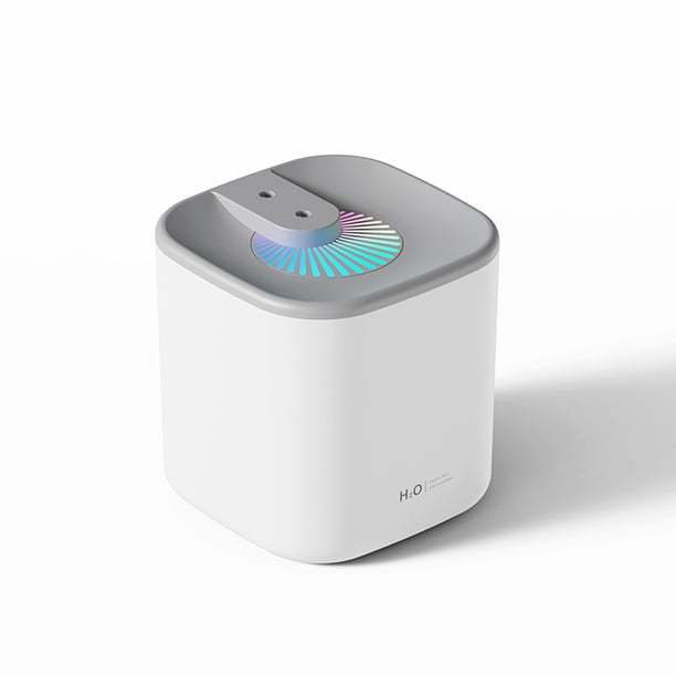 Naiovety Humidificador de aire de 3000ml, boquilla doble, rociador de niebla de luz nocturna, difusor de aire RGB, atomizador hidratante, humidificador Humidificadores Blanco Naiovety HA008658-01B