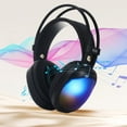 thumbnail image 3 of Wireless Bluetooth Gaming Headset with RGB Lights, Long Battery Life Noise Cancelling Microphone, Comfortable Over-Ear Headphones for PC PS5 Xbox Nintendo Switch, 3 of 4