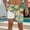 Beige(New), variant on PNTUTB Hawaiian Men's Summer Fashion Printed Elastic Drawstring Double Layer Beach Shorts with Pockets
