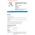thumbnail image 2 of Front Brake Pad Rotor and Caliper Set - Compatible with 2006 - 2011 Mercury Milan 2007 2008 2009 2010, 2 of 2
