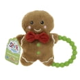 thumbnail image 3 of Spark.Create.Imagine. Brown Gingerbread Man Holiday Plush Rattle, 3 of 6