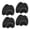 Black, variant on Forefoot Pads for Women Metatarsal Cushions Soft Gel Ball of Foot Inserts for High Heels and Flat Shoes Pain Relief Black 4x3 Inch
