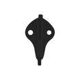 thumbnail image 6 of Design House 5-Pack 3" Double Hooks for Bath, Closet, or Kitchen, Matte Black, 6 of 8