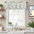 thumbnail image 2 of Teal Coastal Valance Curtain Starfish Shell Coral Seahorse Window Valances Rod Pocket Short Curtains Window Treatments for Kitchen Bedroom Bathroom Laundry 54" x 18", 2 of 9