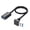 0.3m-Bend down, variant on USB Extension Cable USB3.0 Extension Cable USB Male to Female Extender Support 5Gbps High Speed Data Transfer for
