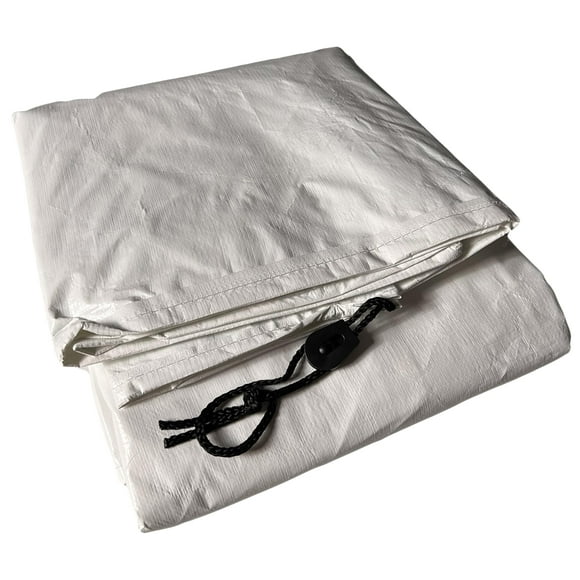 Lona para tarimas, superficie seca, resistente, color blanco, 122 x 152 x 122 cm