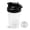 White, variant on Leak-Proof Shaker Bottle with Shaker Balls - 600ml (20-OZ) - Ideal for Workout Supplements, Protein Powder - BPA Free - Portable Fitness Bottle for Fitness Enthusiasts and Athletes - BLACK
