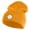 Camel, variant on Baseball Sport Iron on Patched 12 Inch Long Knitted Beanie - Aqua OSFM