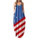 thumbnail image 1 of Maxi vestidos de mujer verano casual cuello en V sin mangas vacaciones playa bolsillos vestido largo Fridja hjkh6897, 1 of 5