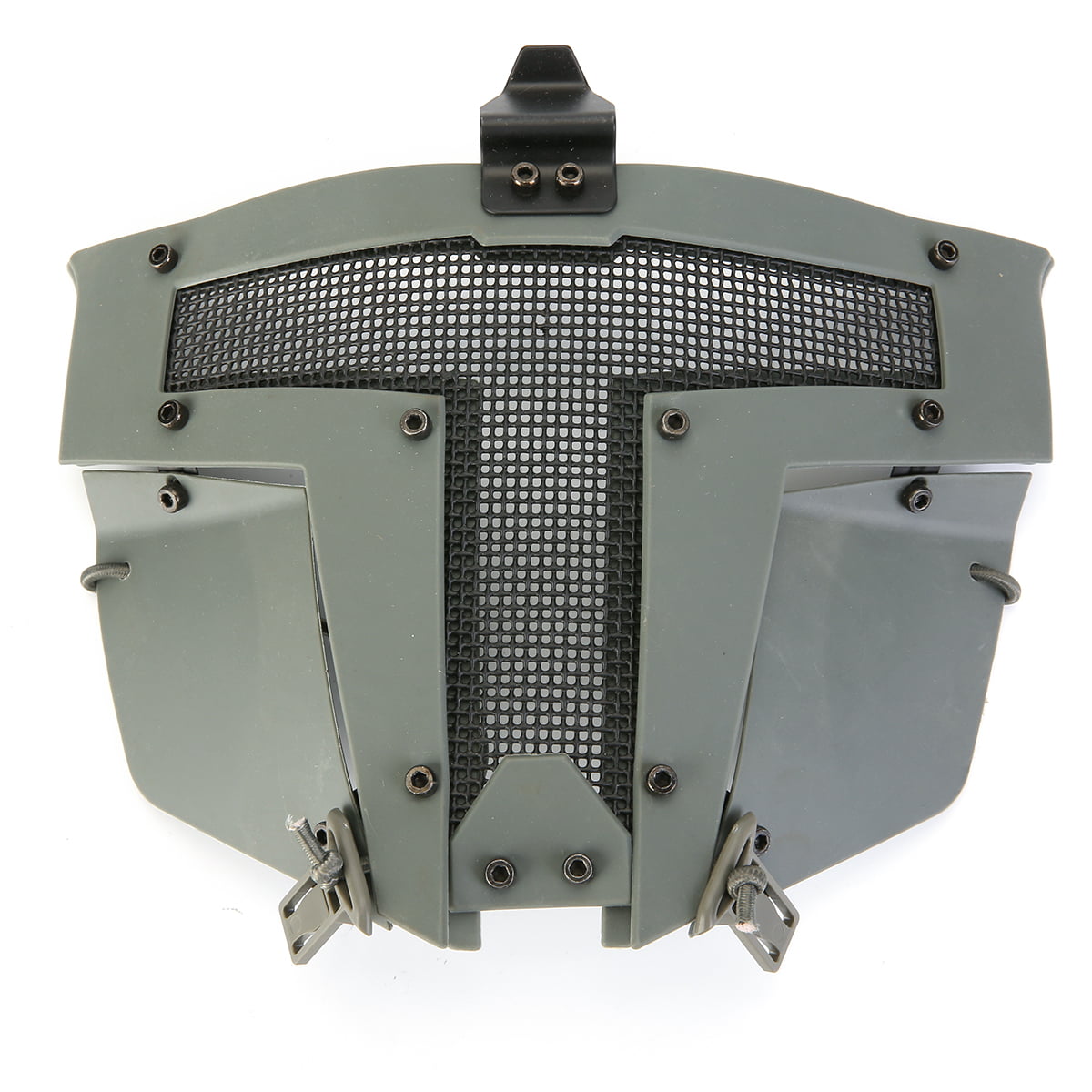 Tactical Black Airsoft SPT Mesh Full Face Mask Sparta AF Helmet Mask Protector 