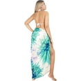 thumbnail image 3 of HAPPY BAY Women's Beachwear Sarong Coverups Bikini Skirt Swim Cover up Summer Wraps Bathing suit Swimwear Beach Wrap Skirts for Women One Size Allover Flowers, Green, 3 of 5