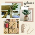 thumbnail image 5 of 1Bag 4 Rolls 3 Sizes Burlap Fabric Ribbon for Craft Making Tan 1/4 inch(6mm)~ 1-1/4 inch(30mm) 10m/roll, 5 of 7
