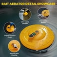 thumbnail image 5 of IPX7 Floating & Rechargeable Bait Bucket Aerator, 2026 Upgraded Live Bait Aerator Oxygen, Waterproof Pump- Bubbler for Live Minnows, Aerator for Bait Bucket, 5 of 7