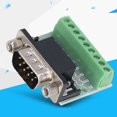 thumbnail image 1 of Break Out Board,  DB9 Male Header Terminal Block Screw Efficient Conversion Smooth Communication  for RS232 for RS485, 1 of 7