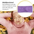 thumbnail image 3 of Sonducket Diadema de ganchillo Banda para la cabeza deportiva floral para deportes Morado claro Type3 NO3, 3 of 6