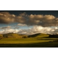 thumbnail image 2 of Clouds casting shadows on a hilly landscape with sheep grazing on the hillside;Northumberland england Print, 2 of 2