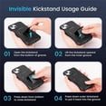 thumbnail image 6 of for Google Pixel 10 / 10 Pro 6.3-inch Case [Compatible with MagSafe] Built in Invisible Stand, Military Grade Shockproof Soft TPU Protective Cover Case,Black,For Pixel 10 / 10 Pro, 6 of 8