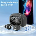 thumbnail image 5 of HOZVOMI Wireless Earbuds Mini Bluetooth 5.3 Headphones, Lightweight with Microphone, IPX7 Waterproof, LED Display Charging Case, Touch Control, 25H Playback for TV, Phone, PC, Laptop, 5 of 7