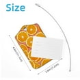 thumbnail image 3 of PhooArto 2 PCS Luggage Tag for Suitcase Bag Tags for Backpacks Baggage Handbag School Instrument Tag Label, Cute Orange Slices Pattern, 3 of 5