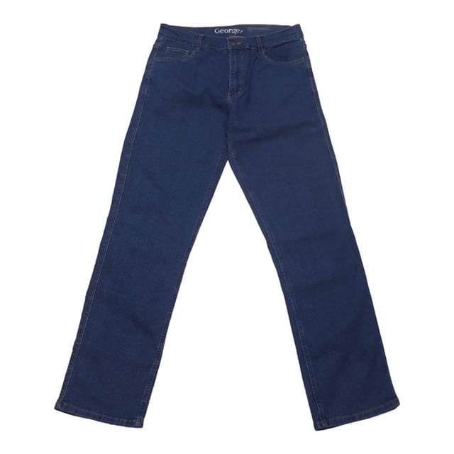 Jeans George para Hombre, para Hombre, Recto Azul Medio Talla 30