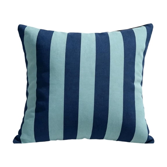 Dvumao Outdoor Waterproof Pillow Cover, Geometric Stripe Cushion Cover for Garden, Balcony and Indoor Use