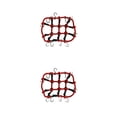thumbnail image 2 of Vogacara Portaequipajes ligero Bungee Red de equipaje Accesorios de bolsillo de malla Fuerte resistencia a la tracción Simulación RC Crawler Rojo 2piezas, 2 of 6