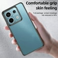 thumbnail image 4 of For Xiaomi Redmi Note 13 Pro Armor Clear TPU Hard PC Phone Case(Matte Black),iPhone 14 Pro Max, 4 of 6