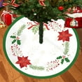 thumbnail image 5 of Hometravel Christmas Tree Skirt Mat, Round Non-Slip Floor Carpet for Xmas Tree, Festive Holiday Decor for Living Room, Bedroom, Seasonal Celebration, 5 of 8