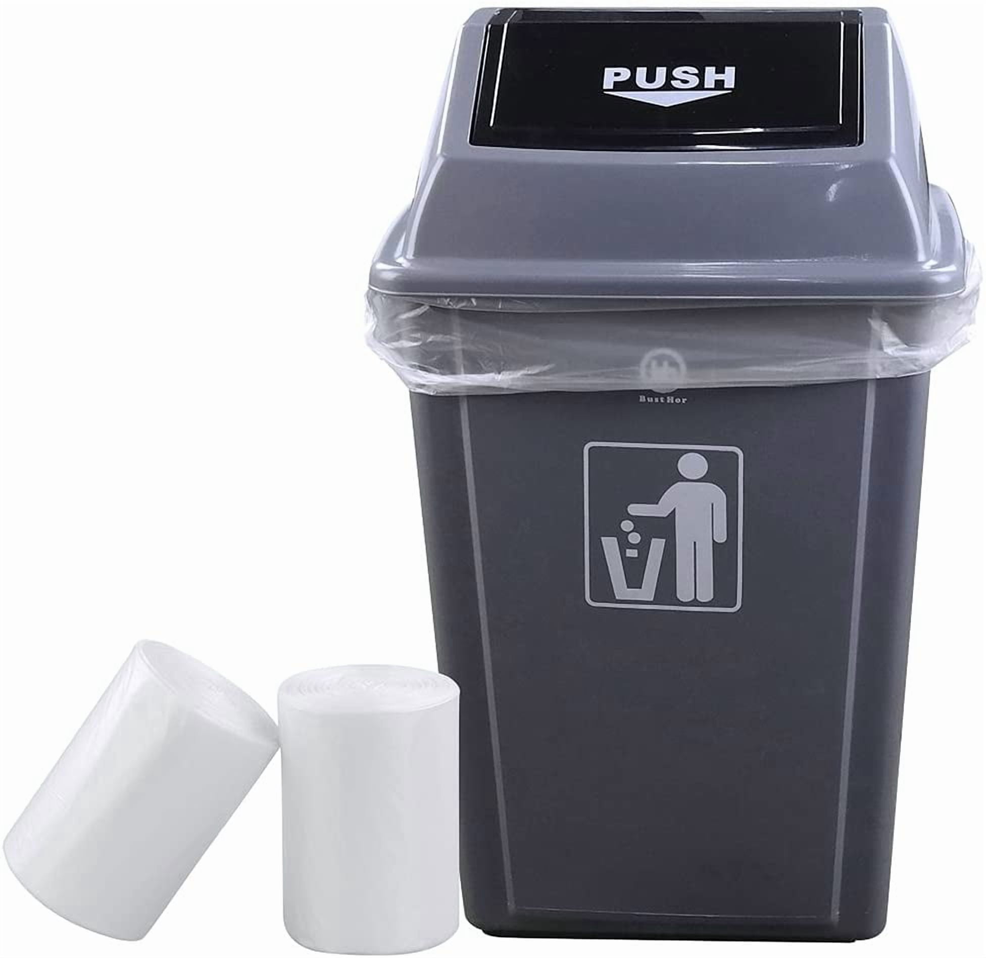 Idotry Clear 13 Gallon Tall Kitchen Trash Bags, 100 Counts Clear Waste Basket Liners