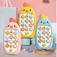 thumbnail image 2 of Telefono Didactico Musical Mordedera Para Bebe Juguete Amarillo, 2 of 5